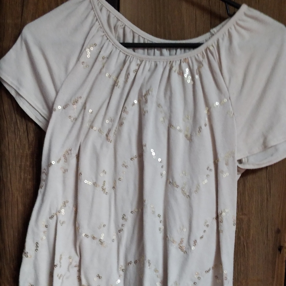 Croft & Barrow Cotton Blouse with Sequins